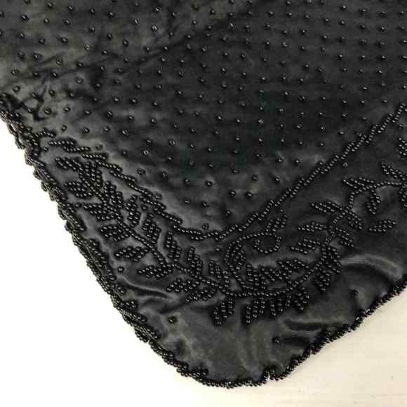 Hand beaded made in Hong Kong evening clutch bag 9"‎ x 8" - Picture 6 of 8